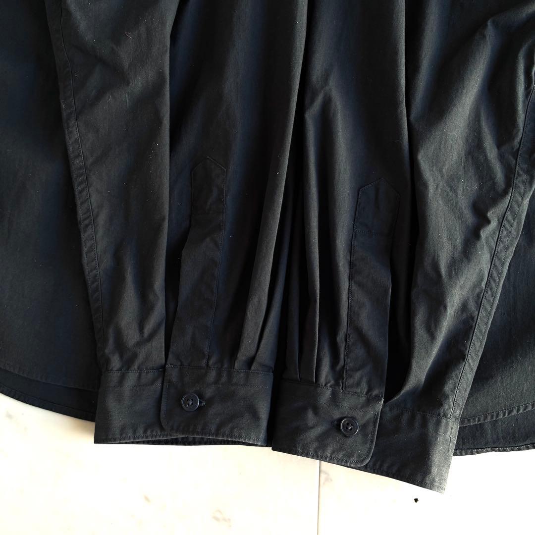 YAECA ヤエカ 長袖シャツ オーバーサイズ ブラック メンズ Lサイズ