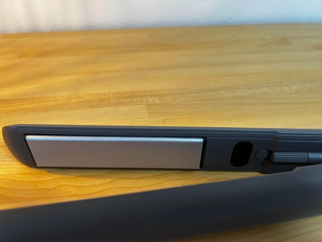 SALONIA スムースシャインストレートヘアアイロン 24mm グレーポーチ付