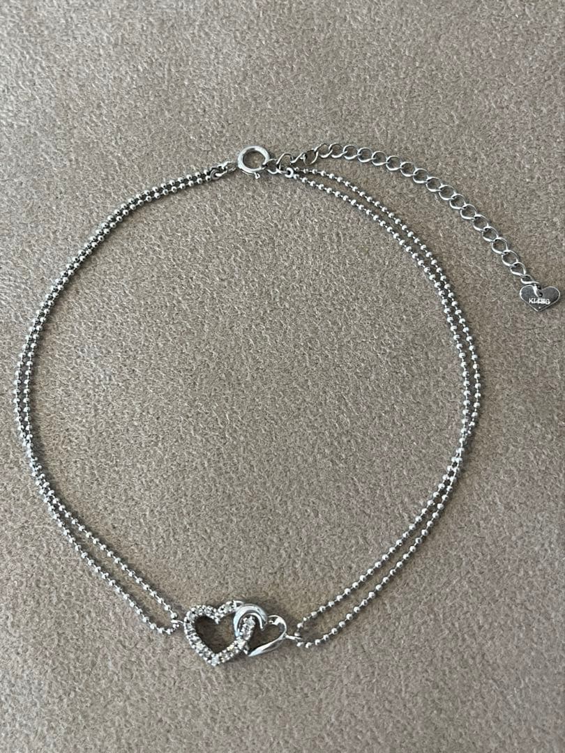 希少！超美品TSUTSUMI/14kWGダイヤ・アンクレット