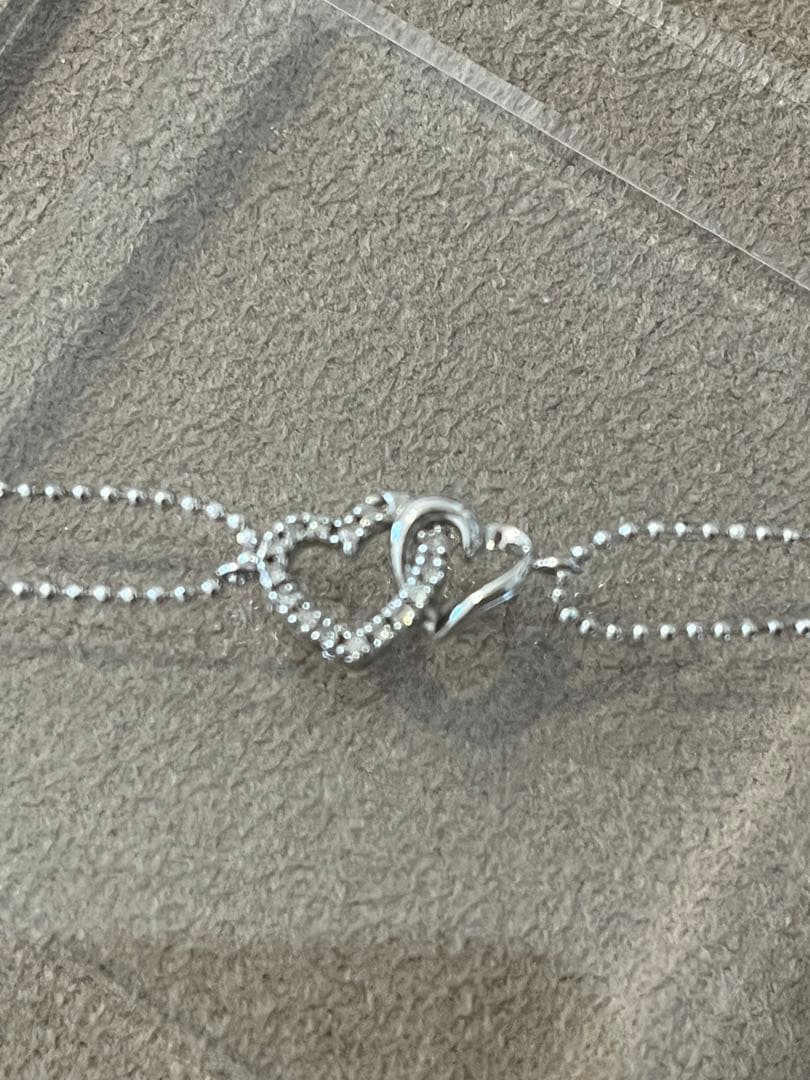 希少！超美品TSUTSUMI/14kWGダイヤ・アンクレット