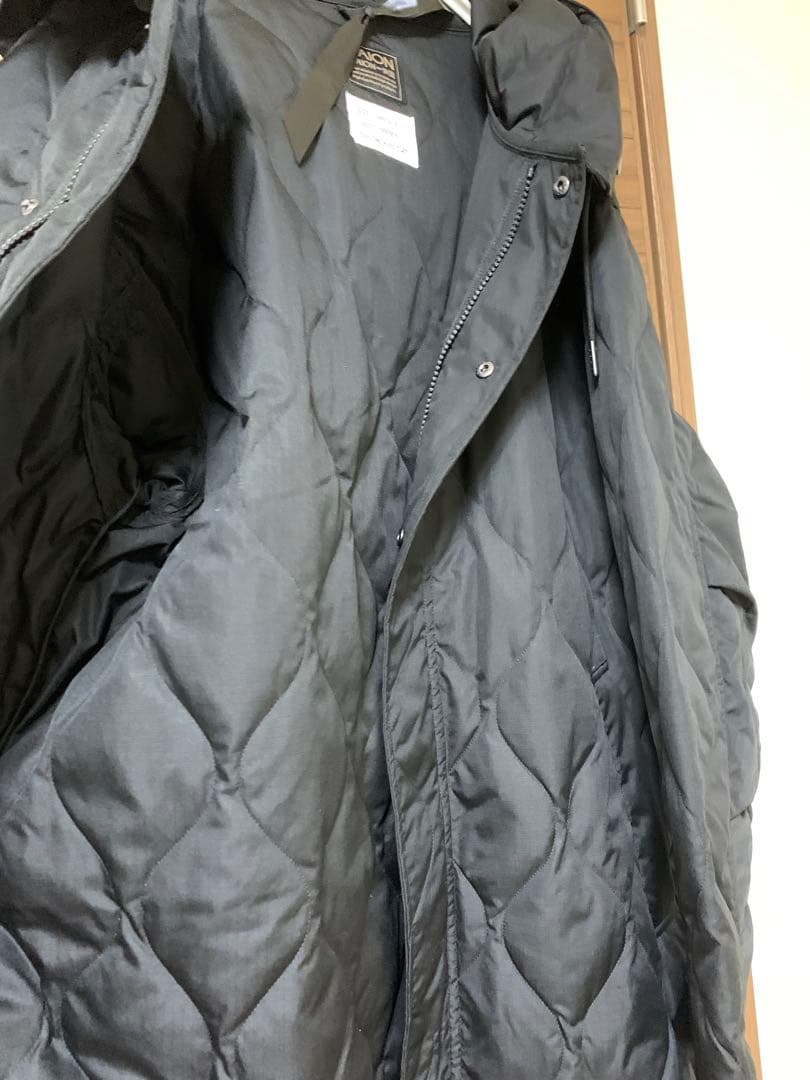 TAION フリークスストア　キルティング フード ロングダウン　ロング　コート