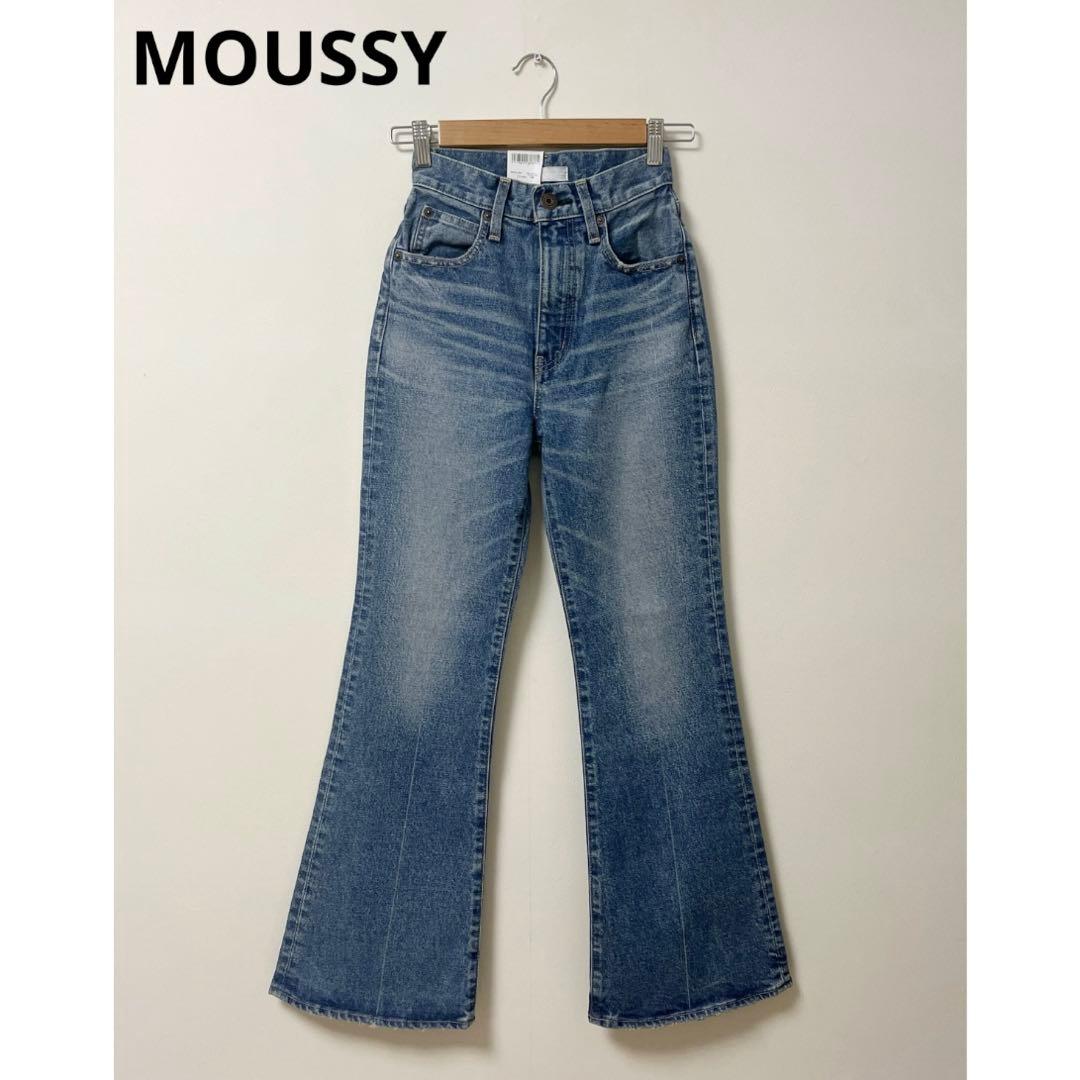 MOUSSY MVS フレア　デニム　レディース　23　ブーツカット　ジーンズ