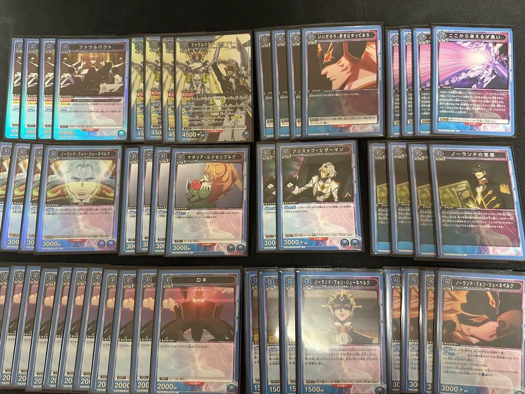 ユニオンアリーナ　奪還のロゼ　ファウルバウト　デッキ　スリーブ・パーツ付き