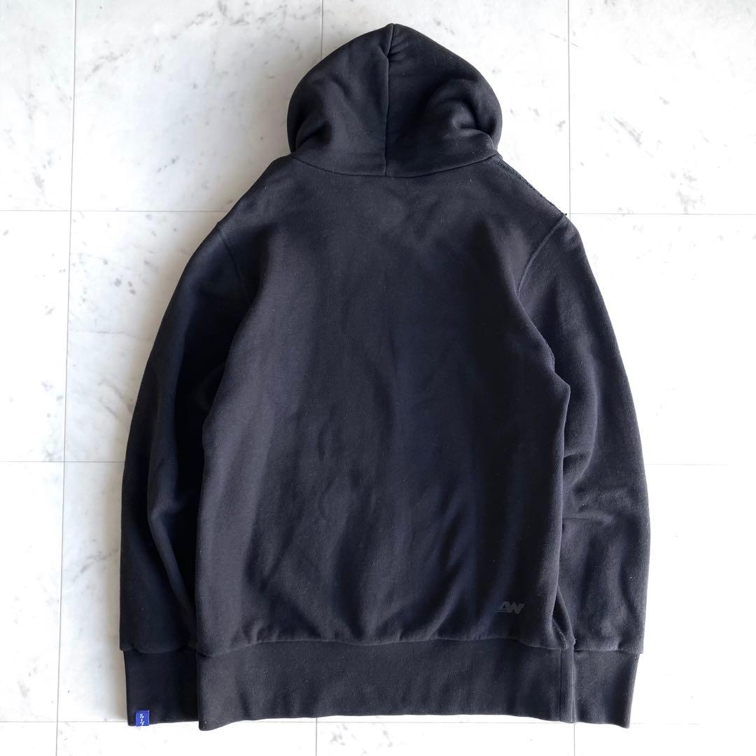 LOOPWHEELER ループウィラー プルオーバーパーカー 黒 M