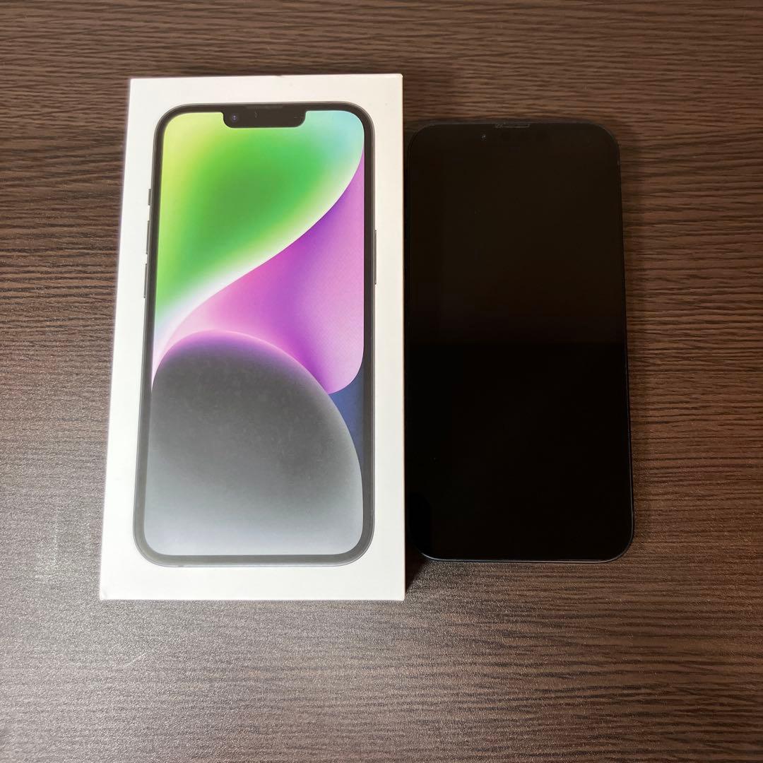 【美品】【バッテリー99%】iPhone14 ミッドナイト　128GB 本体