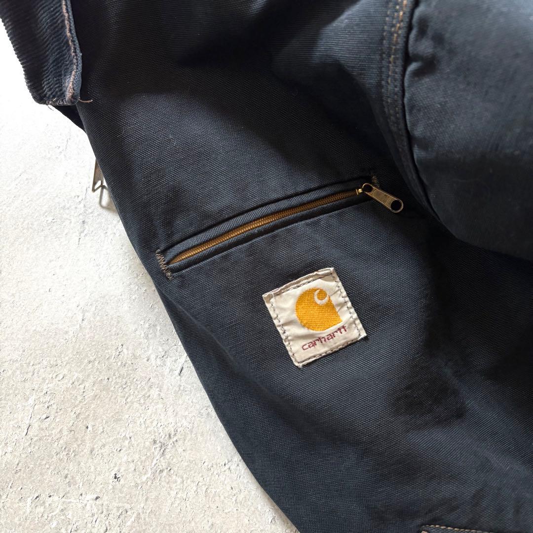 ジャケット・アウター Carhartt Detroit Jacket Black Over Dye