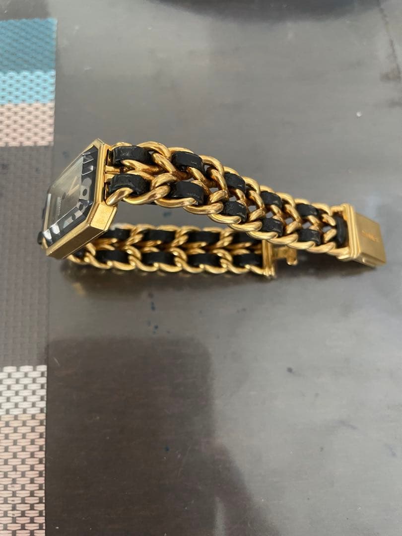 M*i様 CHANEL Montres Watches ゴールド ブラック