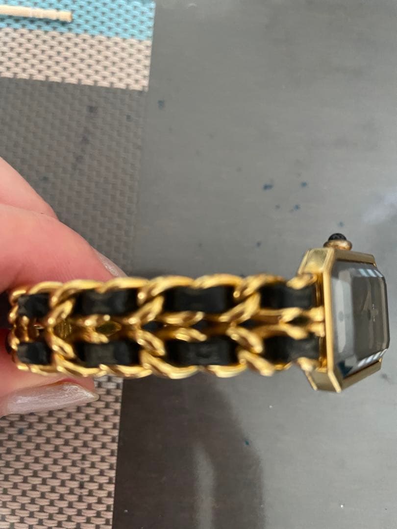 M*i様 CHANEL Montres Watches ゴールド ブラック