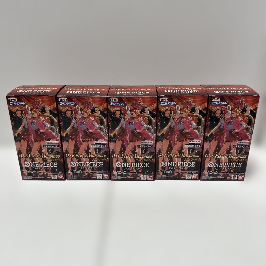 ワンピースカード　ヒロインエディション　5BOX テープ付　未開封