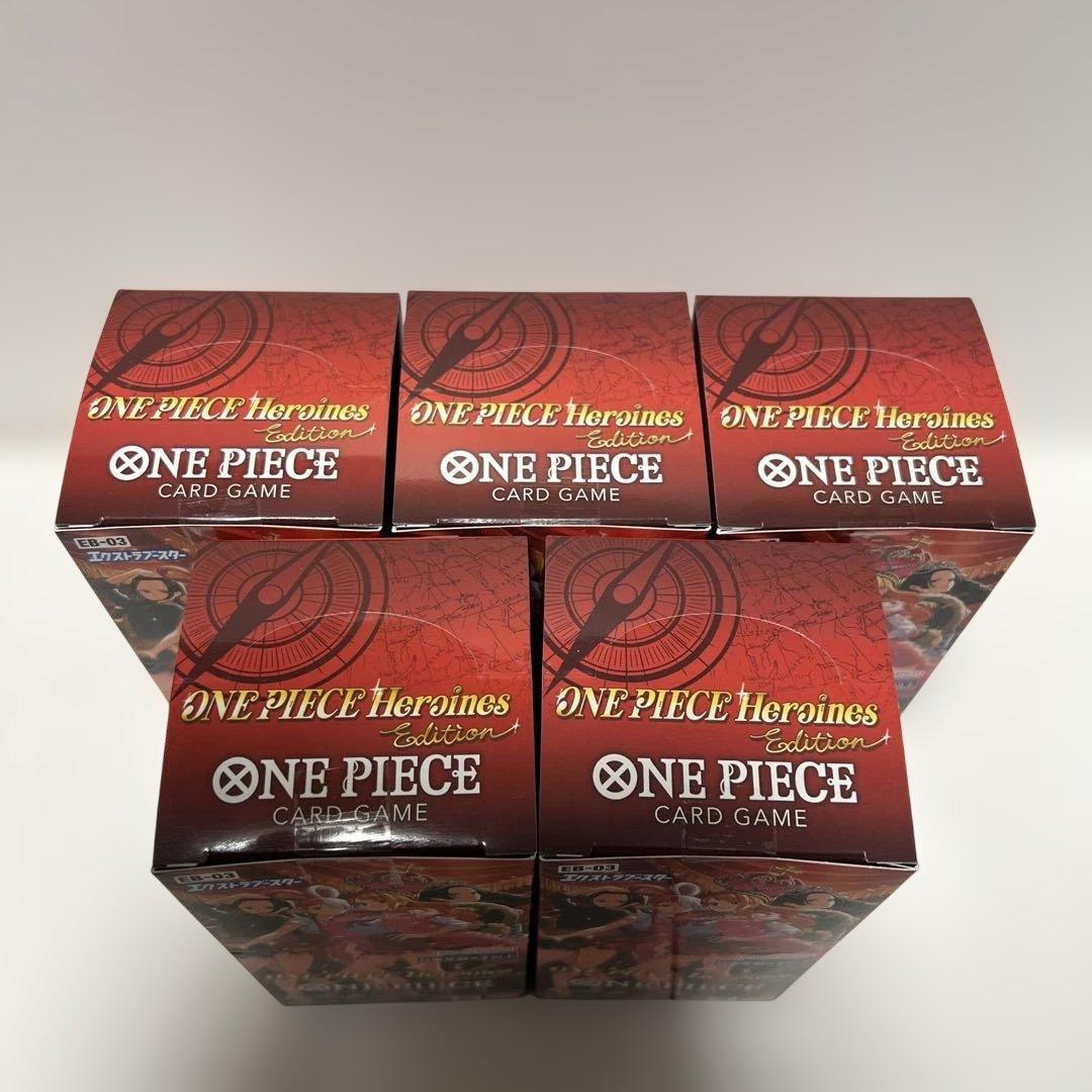 ワンピースカード　ヒロインエディション　5BOX テープ付　未開封