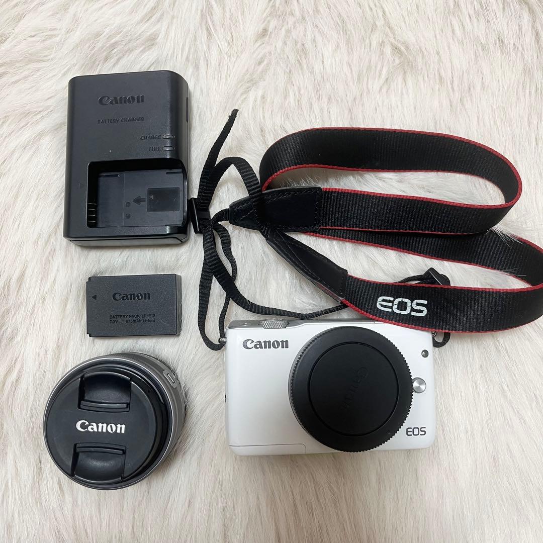Canon EOS M10 ホワイト ミラーレス一眼