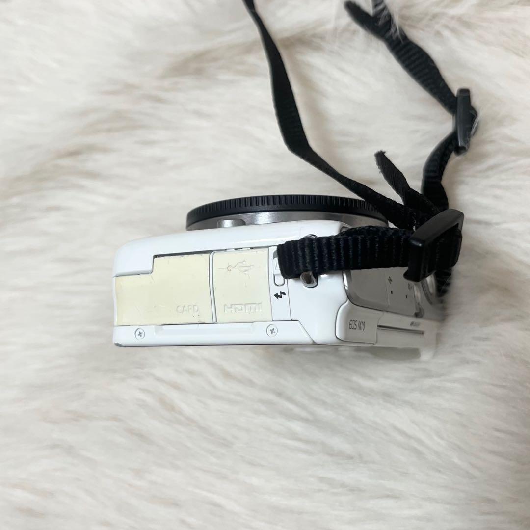 Canon EOS M10 ホワイト ミラーレス一眼