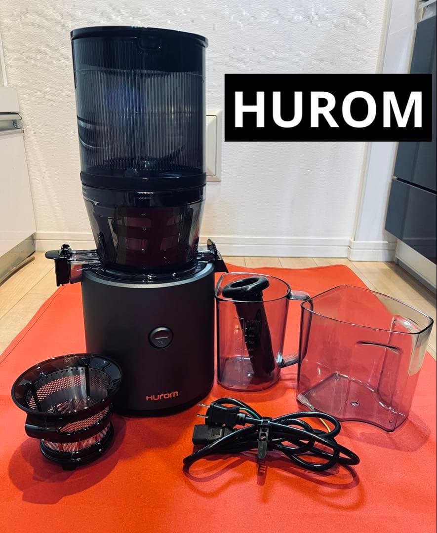 【未使用品】HUROM H320N スロージューサー マイスター チタングレー