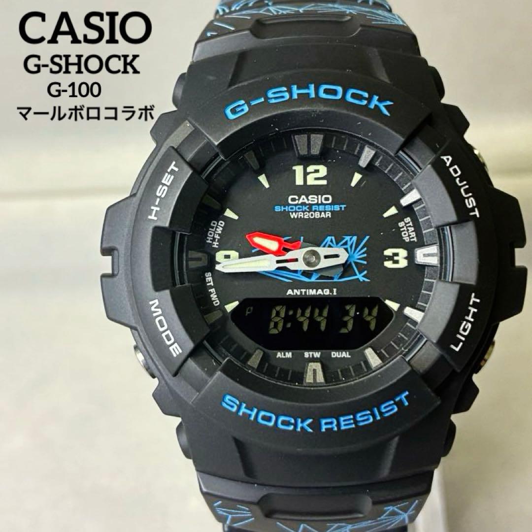 非売品G-SHOCK × Marlboro コラボ 腕時計 G-100 美品箱付