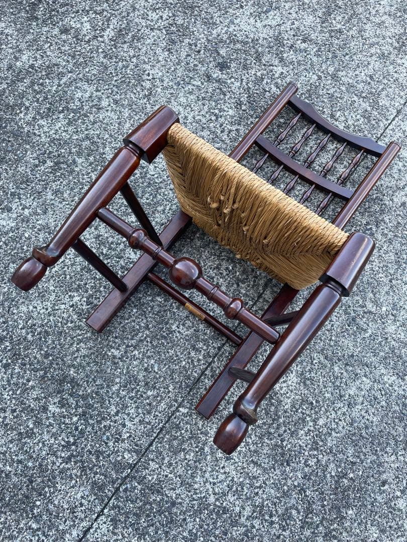 松本民芸家具 ＃38型スピンドルチェア ラッシ