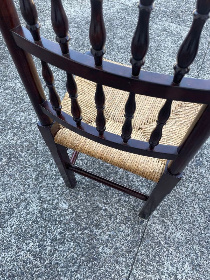 松本民芸家具 ＃38型スピンドルチェア ラッシ