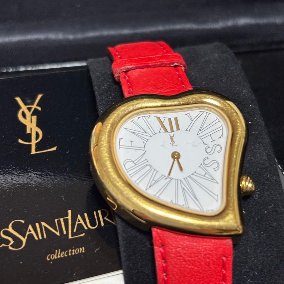 ◆希少◆YSL ハート腕時計 1995年モデル 動作未確認