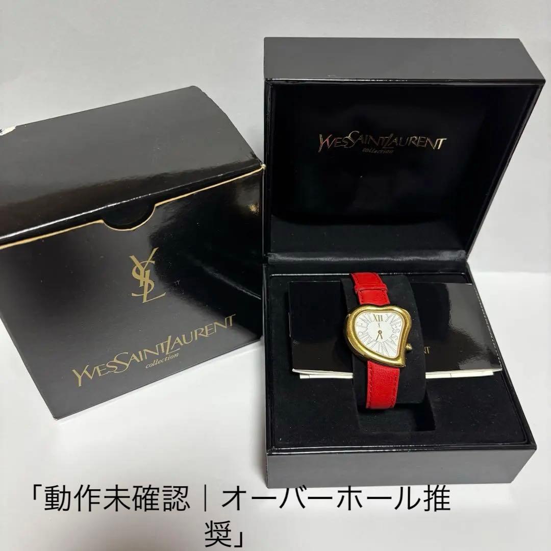 ◆希少◆YSL ハート腕時計 1995年モデル 動作未確認