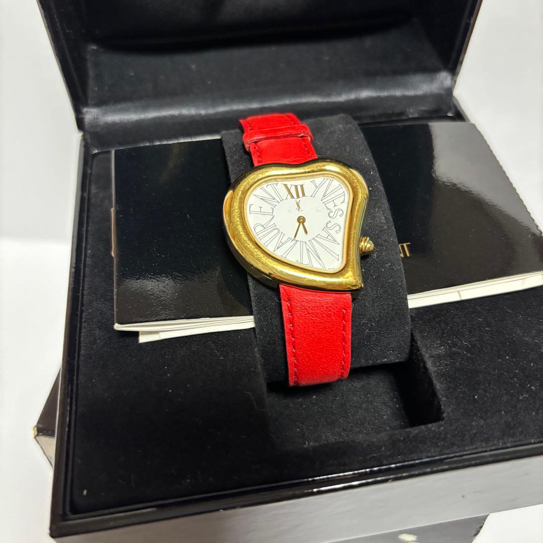 ◆希少◆YSL ハート腕時計 1995年モデル 動作未確認