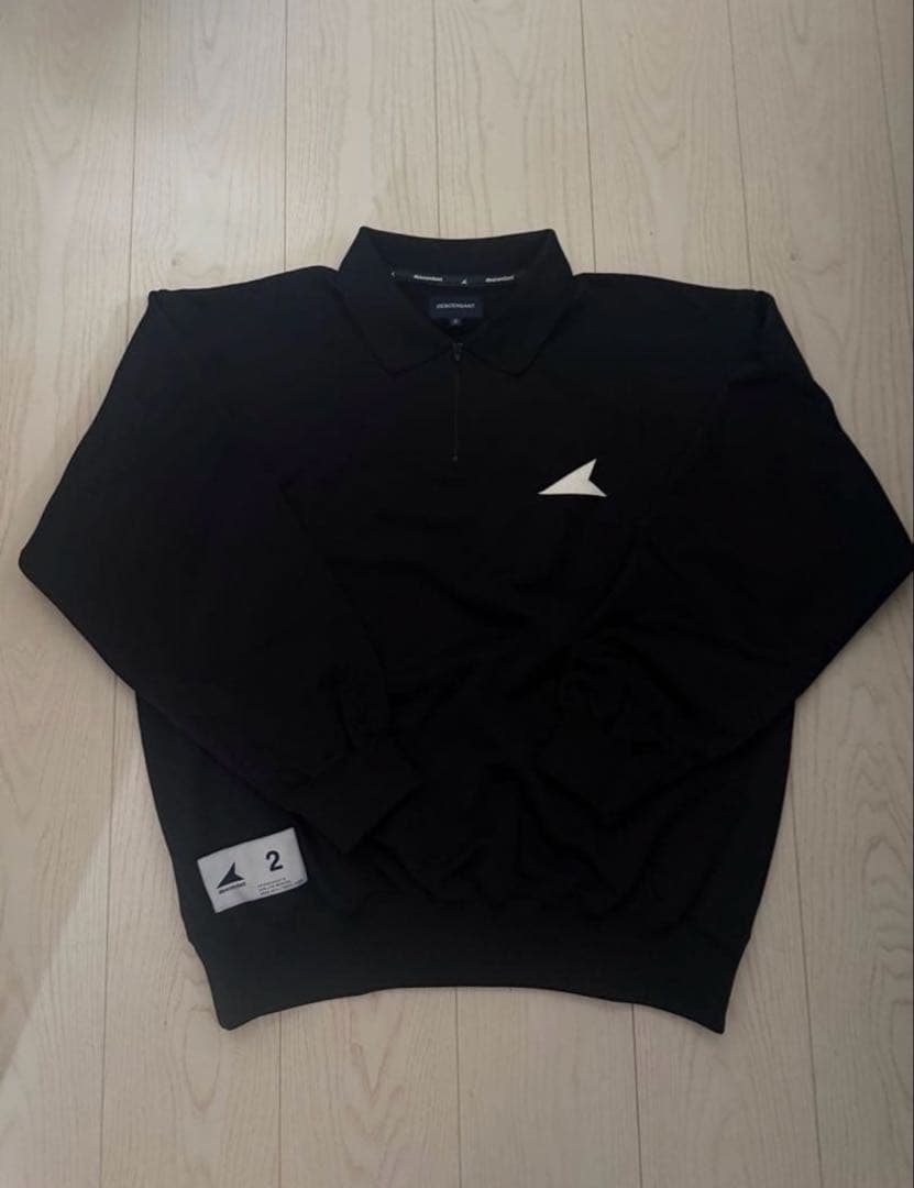 DESCENDANT/CETUS POLO JERSEY (BLACK)サイズ2