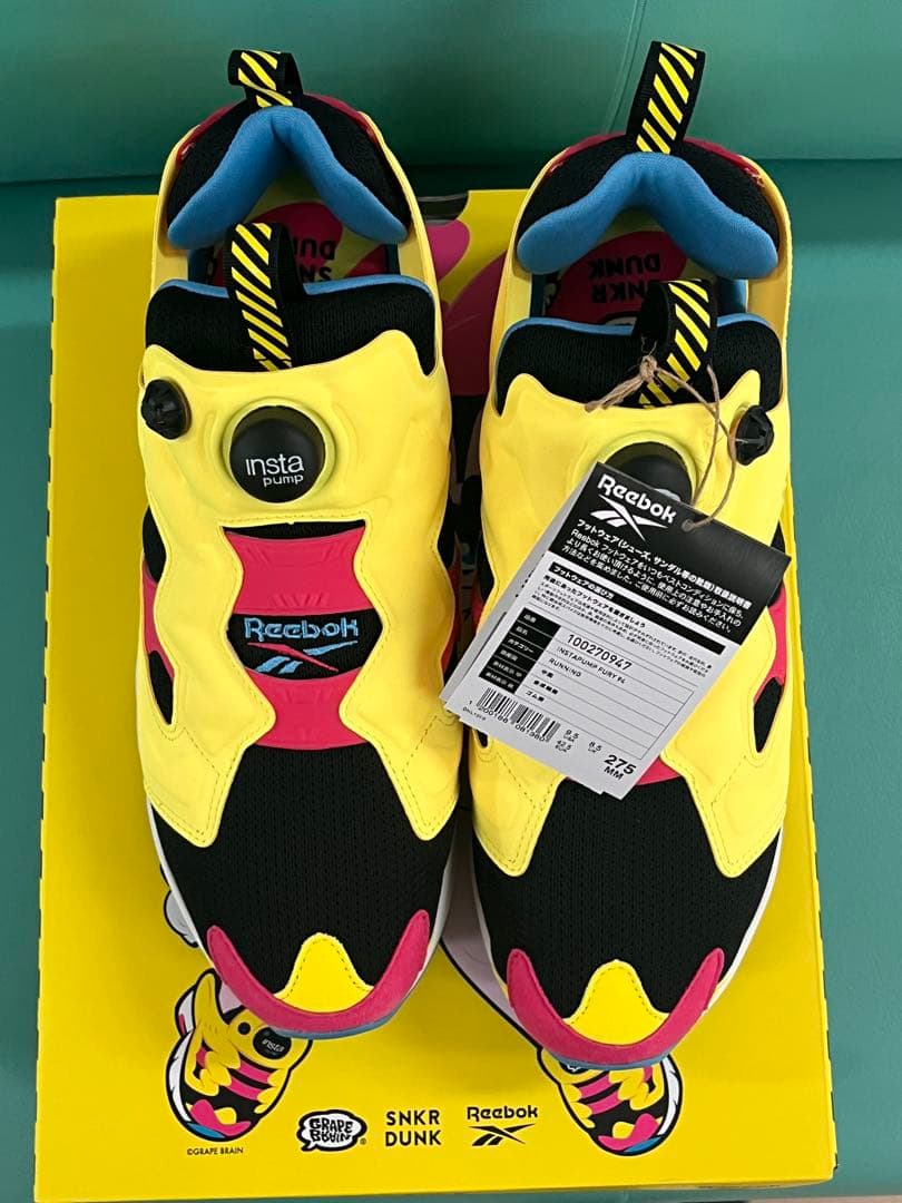 靴 Reebok INSTAPUMP FURY GRAPE BRAIN 27.5cm