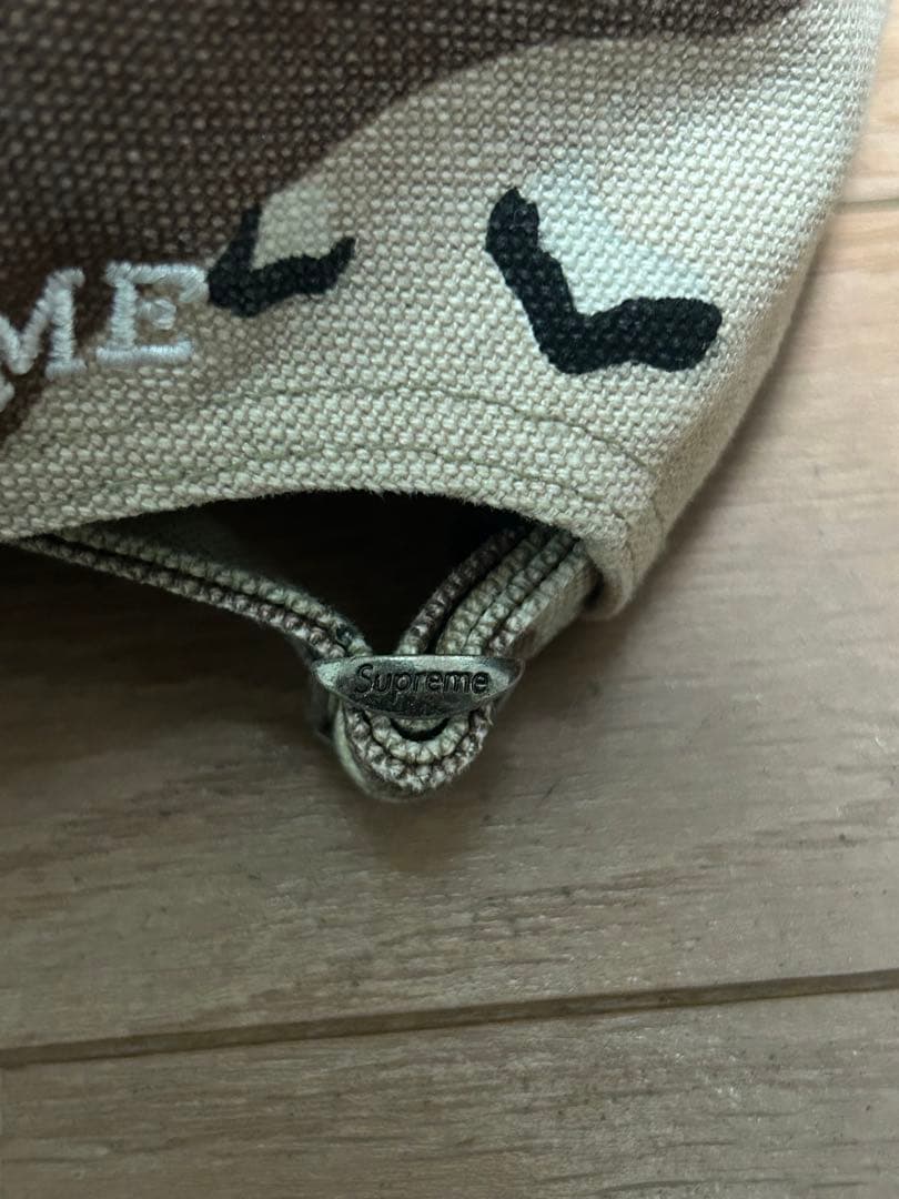 supreme Sロゴ キャップ 迷彩 人気商品 状態〇