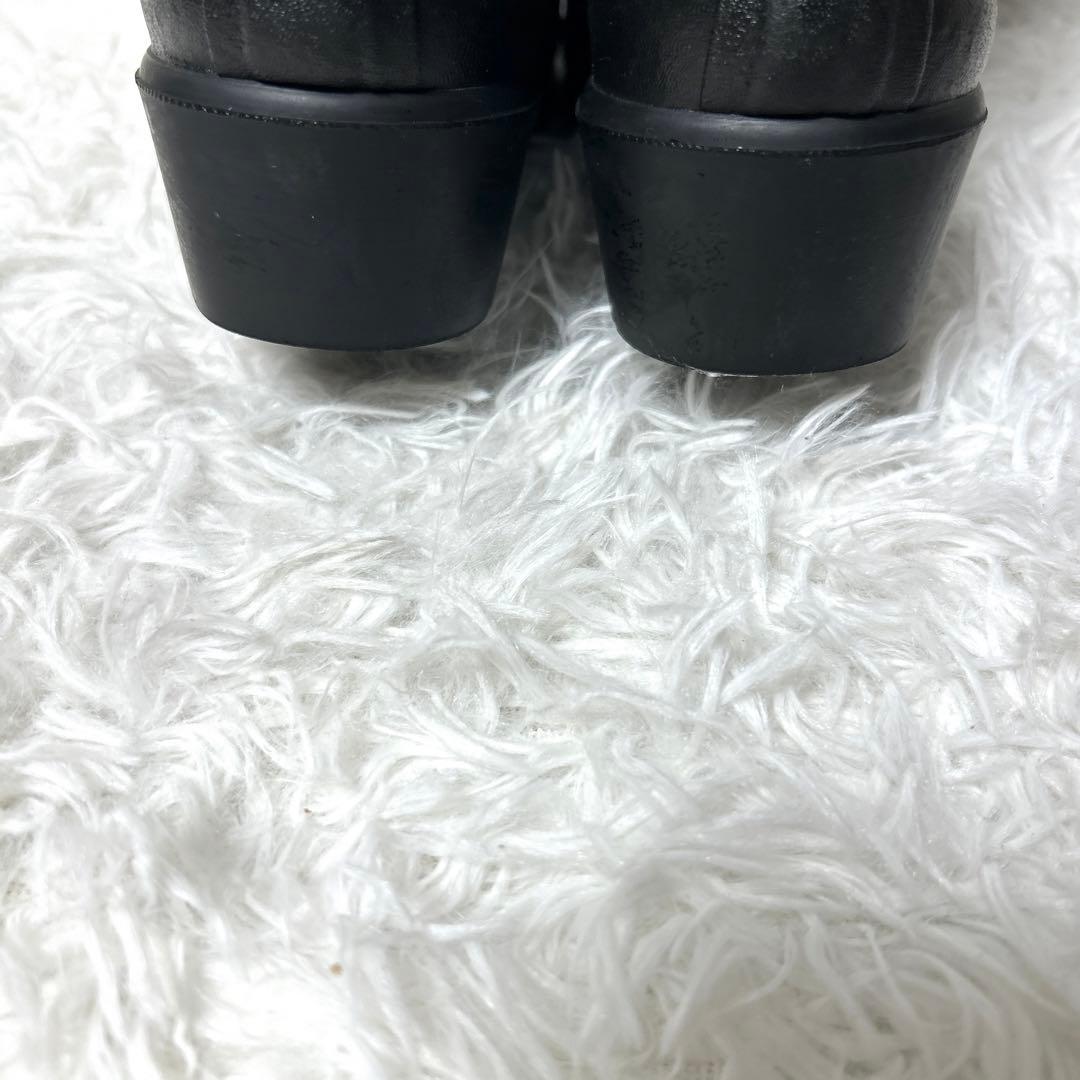 【未使用級】AIGLE ミスジュリエットAラバーブーツ ブラック 36 23cm