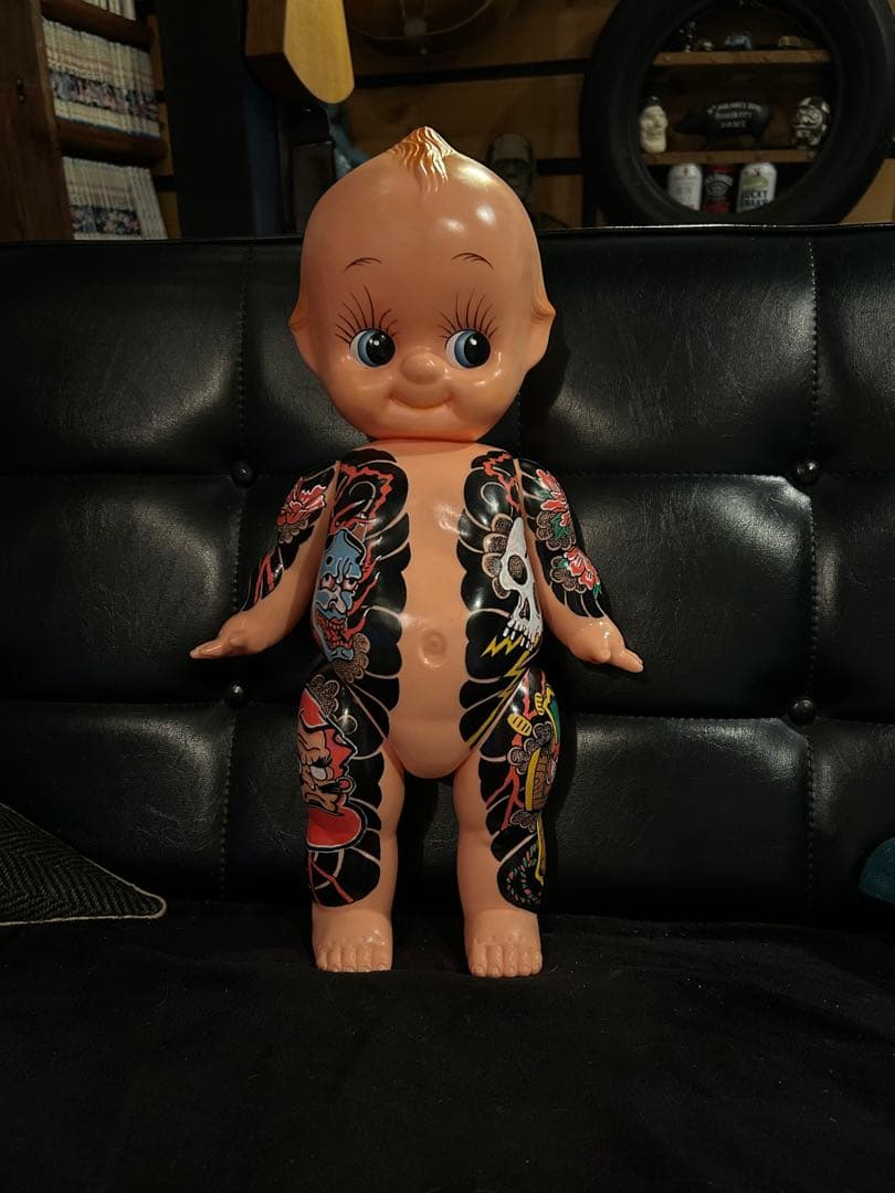 刺青キューピー　ソフビ