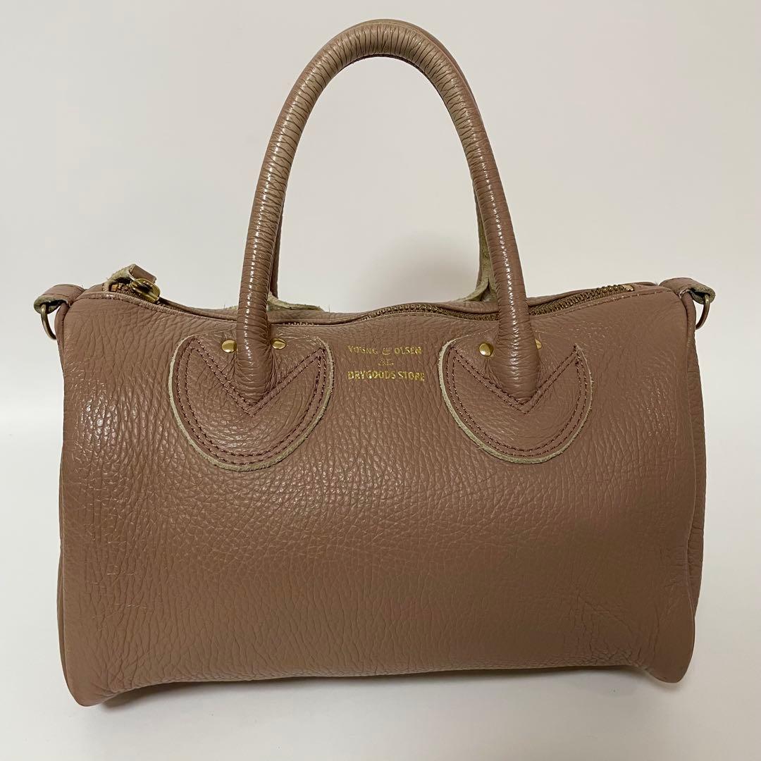 【24時間以内配送】ヤングアンドオルセン　ミニボストン　ショルダー