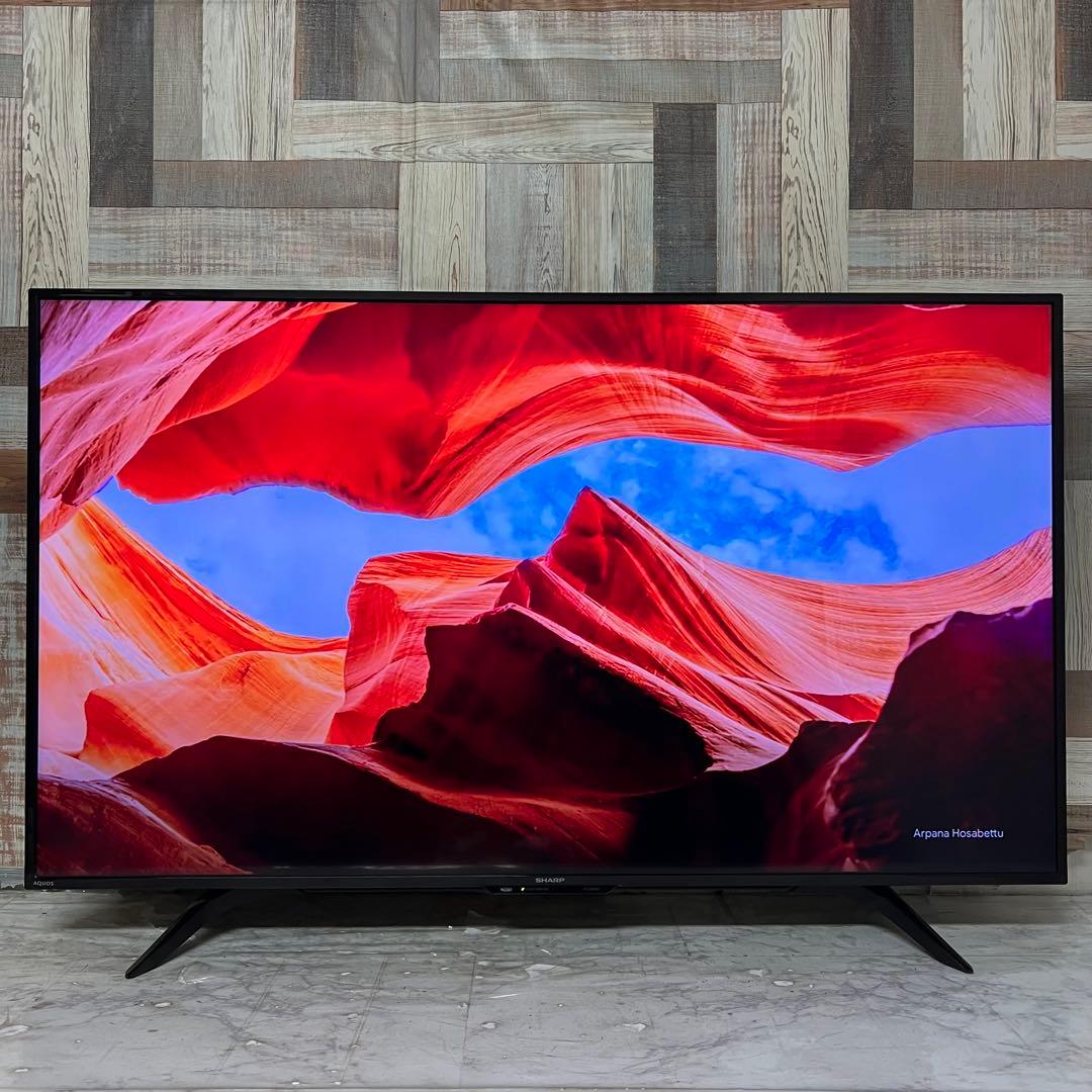 即日受渡❣️全国送料込シャープ50V型液晶 テレビ AQUOS 2番組同時録画可