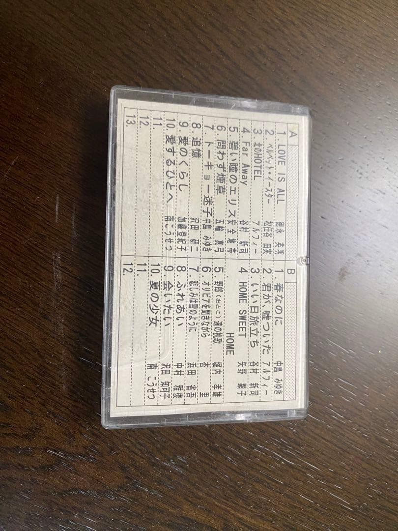 フォークミュージックカセット9本セット