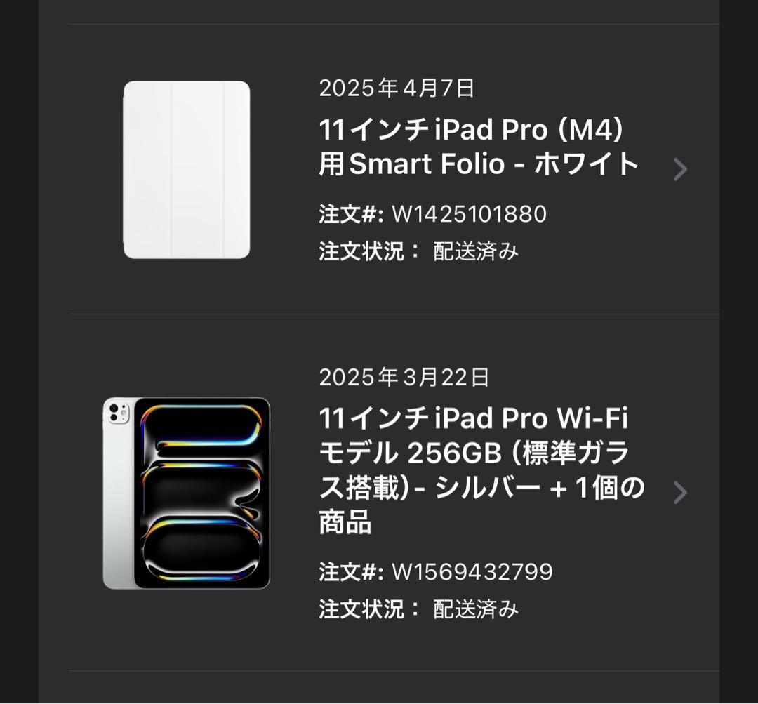 11インチiPad Pro（M4）256GB＋Pencil Pro＋Folio