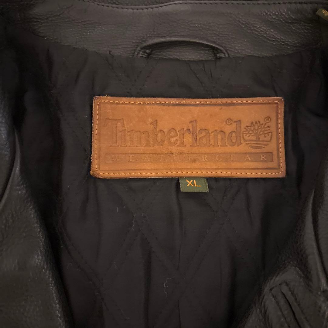 timberland レザー　カーコート