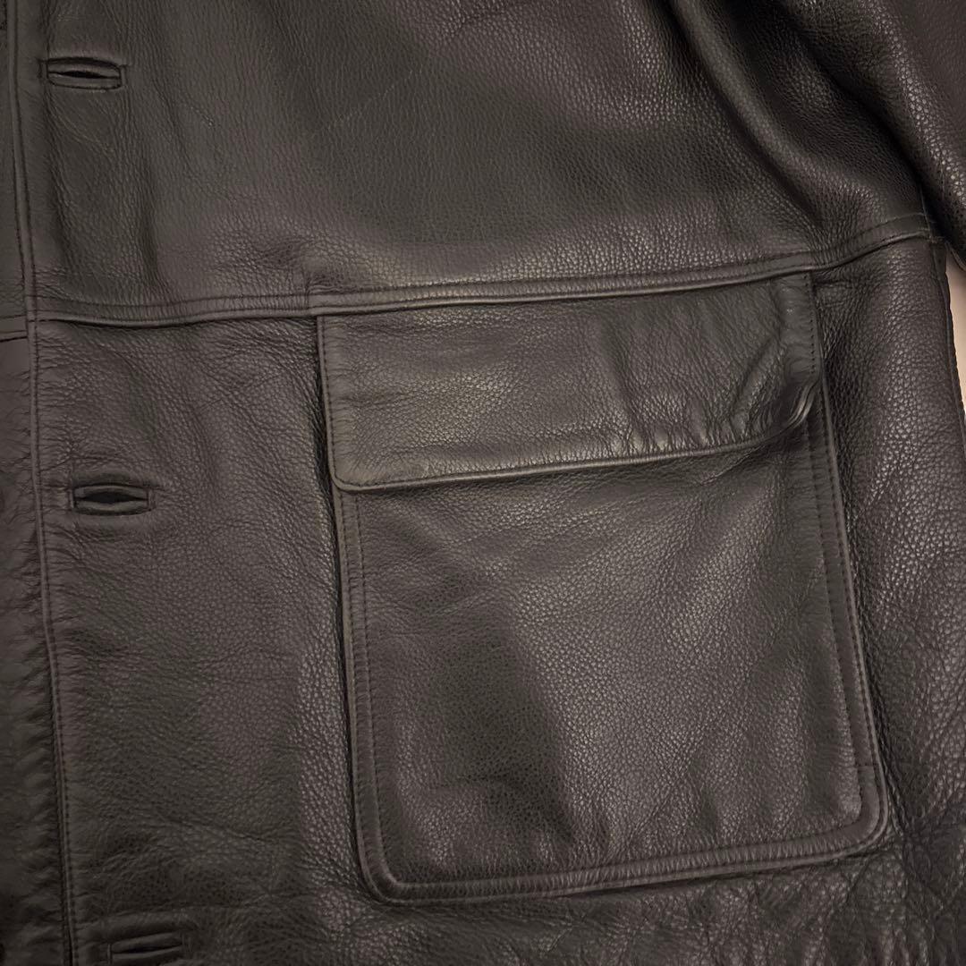 timberland レザー　カーコート