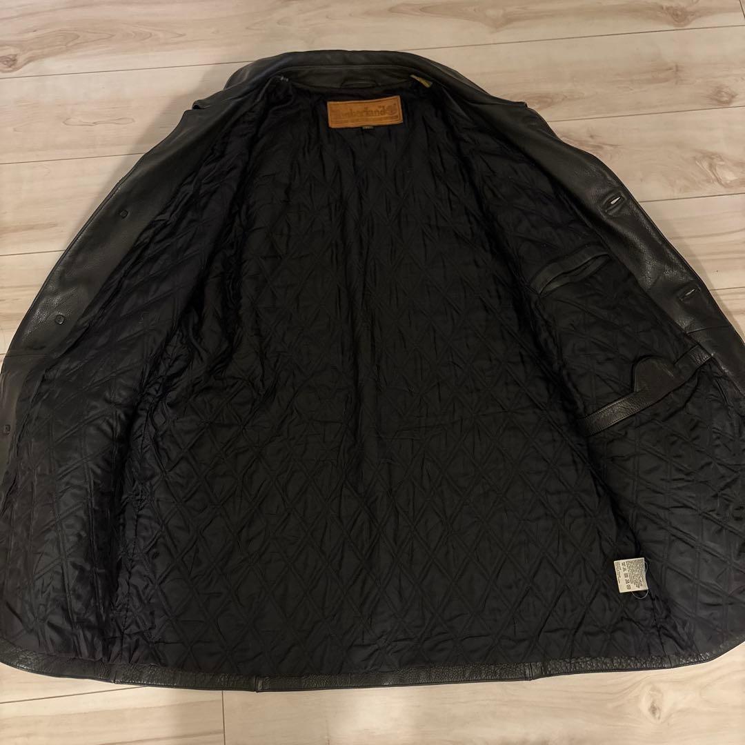 timberland レザー　カーコート