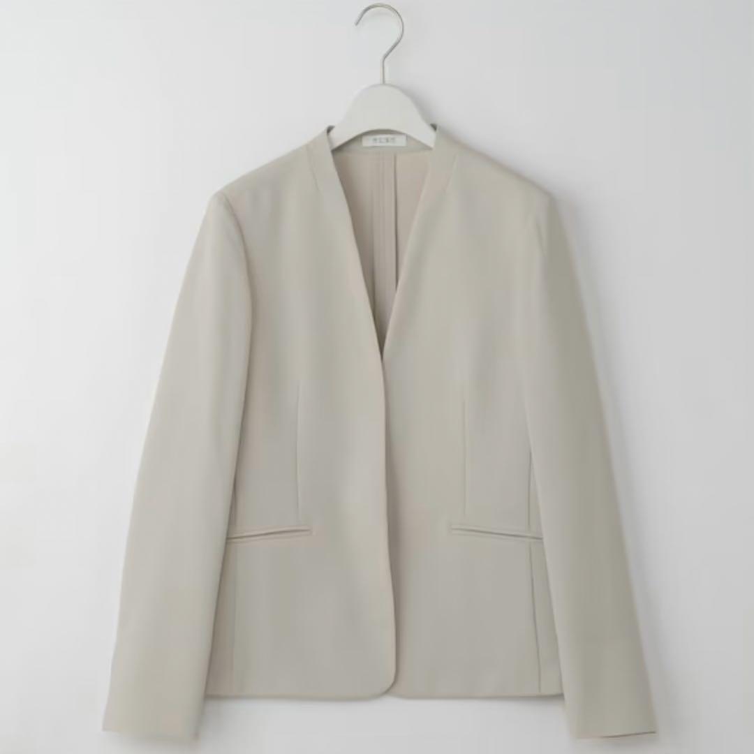 PLST スーツ セットアップ 2WAYライトストレッチカラーレスジャケット