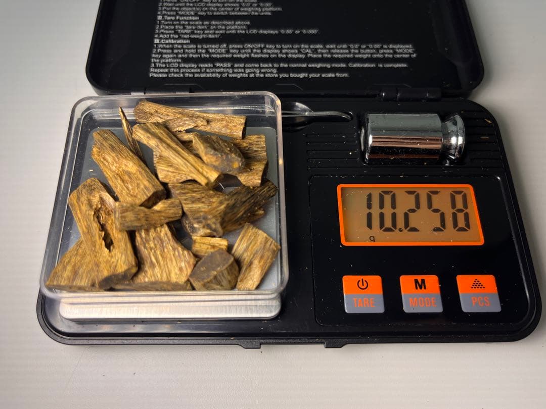 お香 天然沈香 六国五味聞香用 伽羅 香木 3ーSー10.258