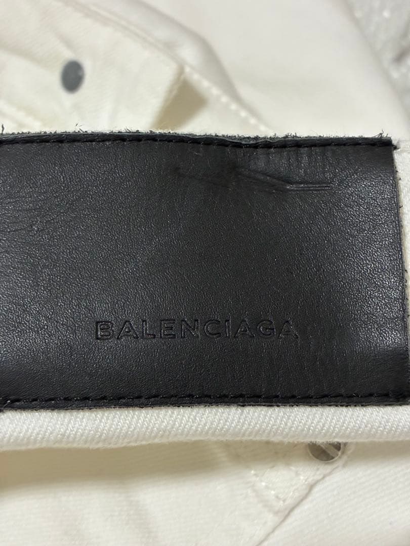 メ*5様 ★BALENCIAGAホワイトパンツボトムスメンズ36サイズ