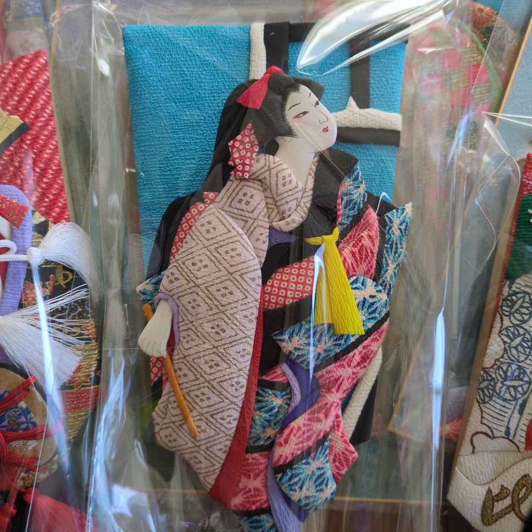 むくたん　ハンドメイド和紙押し絵、ミニ羽子板（8点）