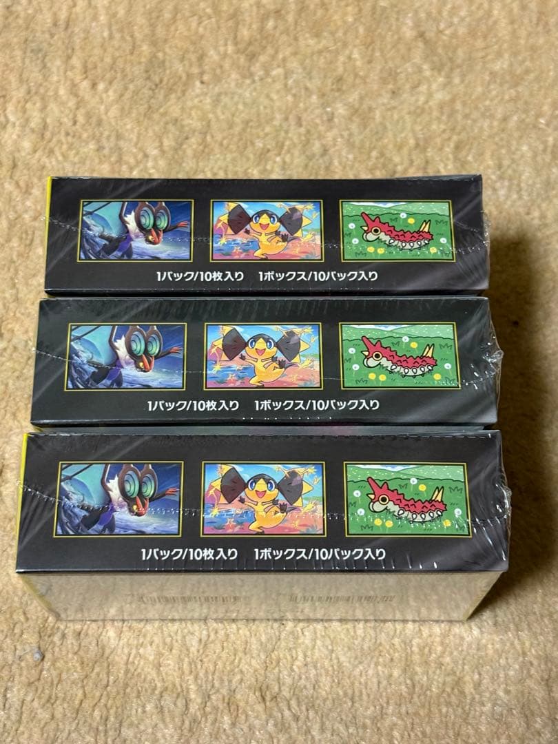 ポケモンカードゲーム MEGAドリームex シュリンク付き 3BOX