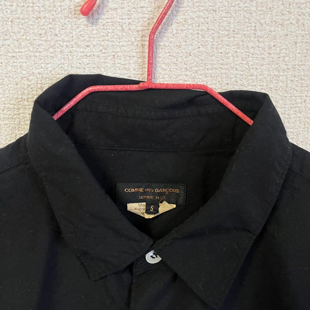 コムデギャルソンオムプリュス ポリ縮絨シャツ エステル 山口一郎 S