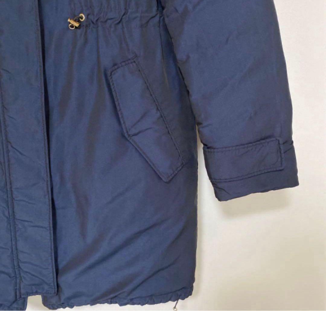 シップス リバーシブル ダウンコート 36 濃紺 ネイビー リモンタ DMW