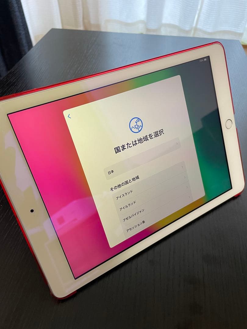 iPad 第6世代 本体 充電ケーブル・iPadケース付き