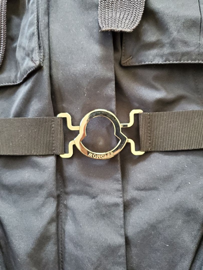 【ネネ】MONCLER SODALITE ベルト付 コート 0 紺 正規