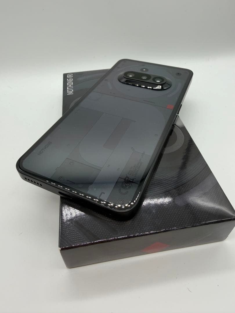 【極美品】Nothing phone 3a ブラック128GB 付属品完備！