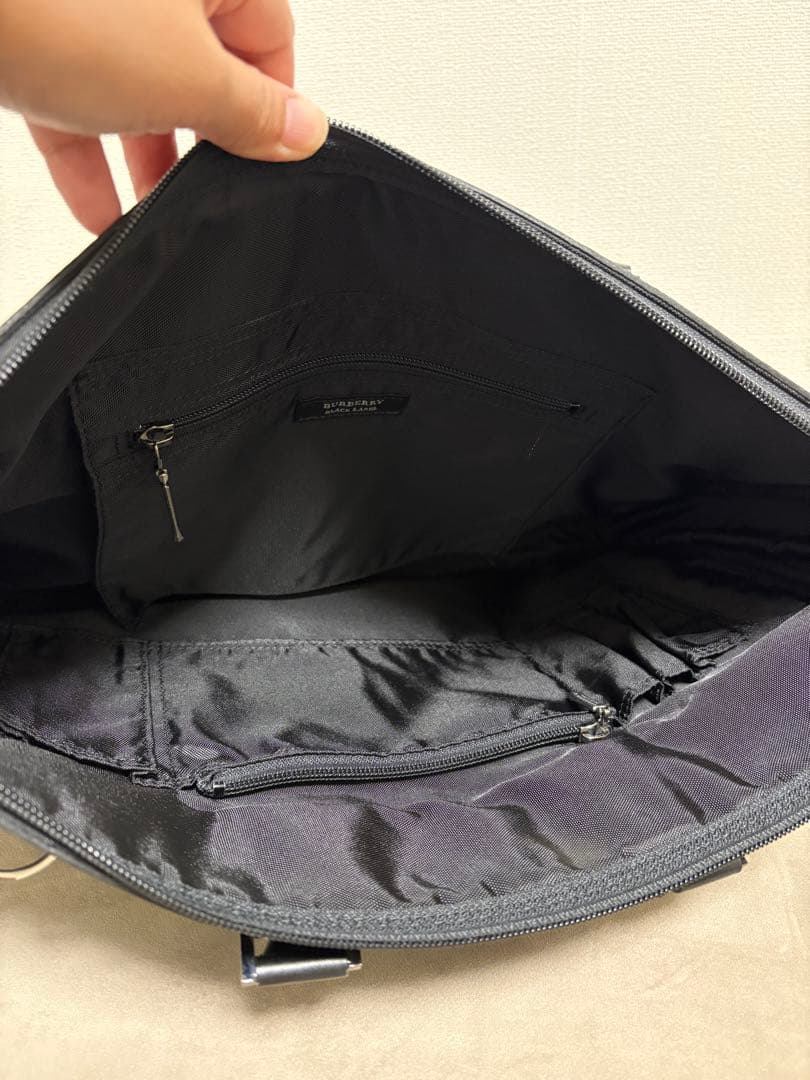 BURBERRY バーバリー ブラック ビジネスバッグ