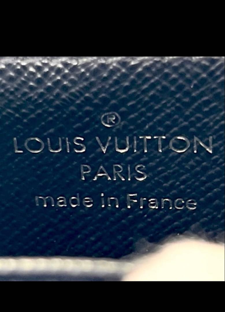 ルイヴィトン 財布 メンズ ケース ダミエ 黒 美品 N63076