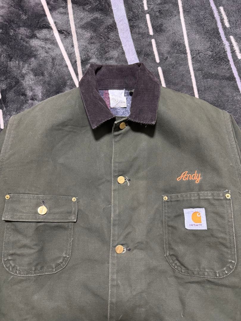 ‼️【USA製】 Vintage Carharttミシガンチョアコート Green