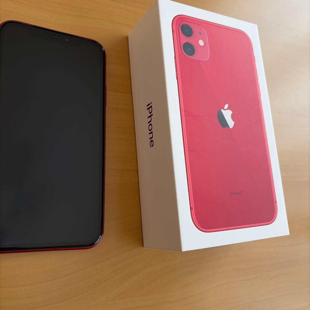 I phone XR 64GB Red ,ライトニングケーブル 送料込み