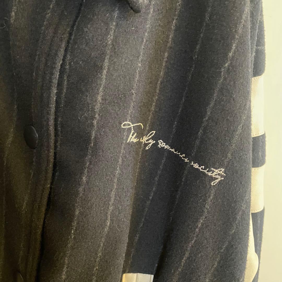 MAISON SPECIAL カレッジブルゾン スタジャン